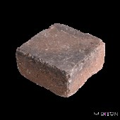 DITON skladebná dlažba HISTORY čtverec 14/14/7 cihlovo-černá